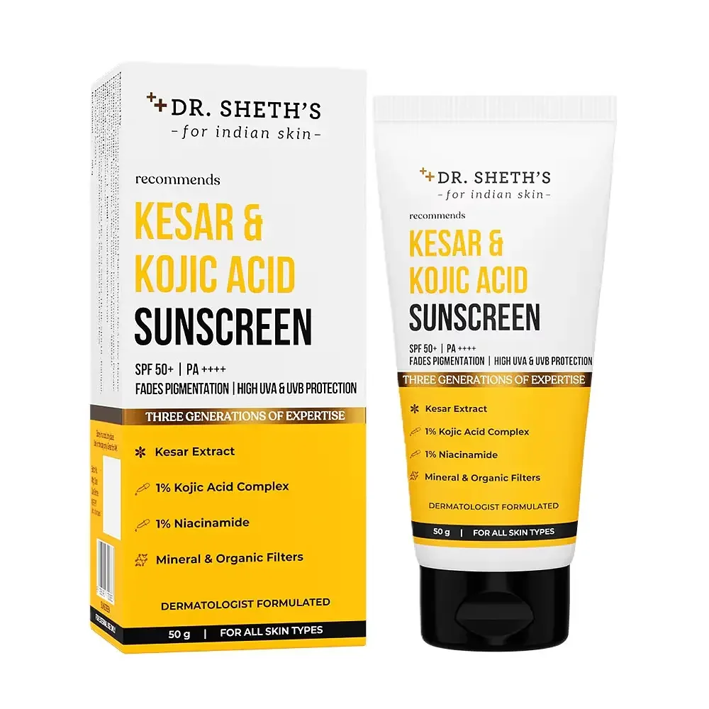 Kesar And Kojic Acid Sunscreen SPF 50+
