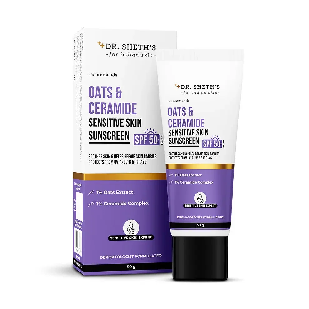 Oats & Ceramide Sensitive Skin Sunscreen SPF 50+