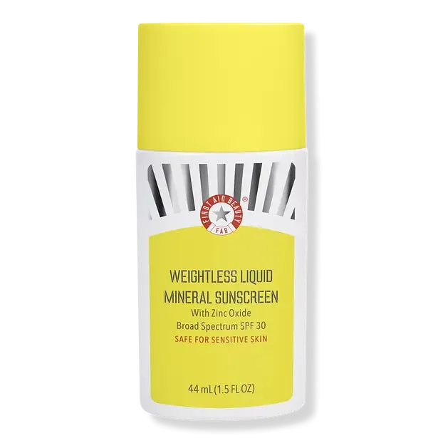 Weightless Liquid Mineral Sunscreen With Zinc Oxide SPF 30