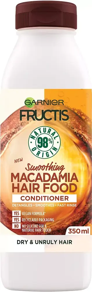 Fructis Smoothing Conditioner Macadamia Hair Food