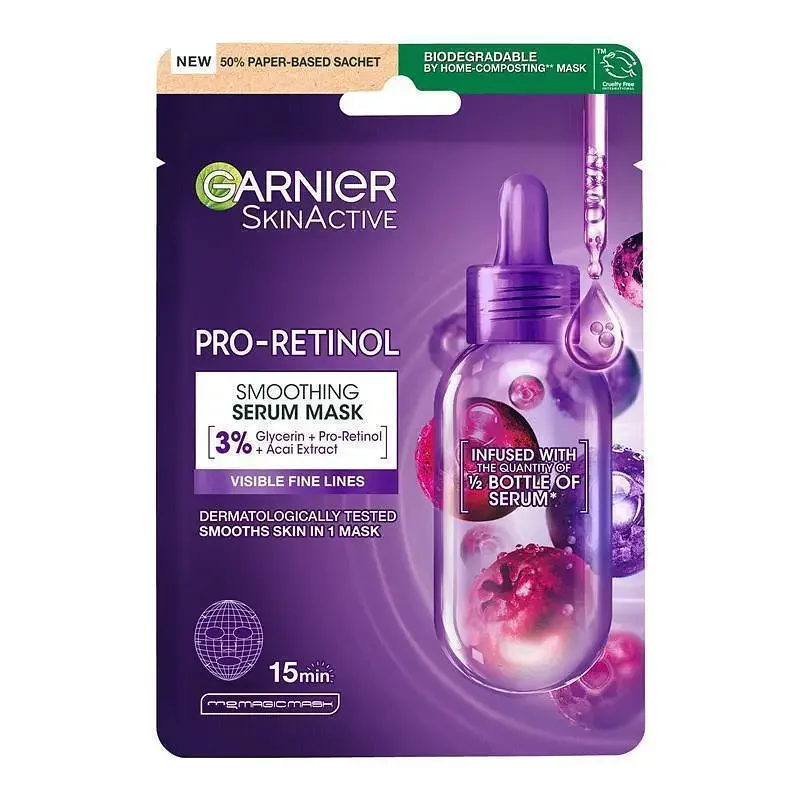 Pro-Retinol Smoothing Serum Mask