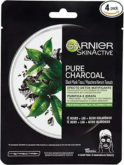 Pure Charcoal Face Mask – Pore Tightening