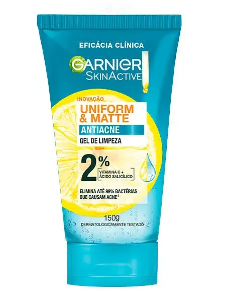 Uniform & Matte Antiacne Gel De Limpeza