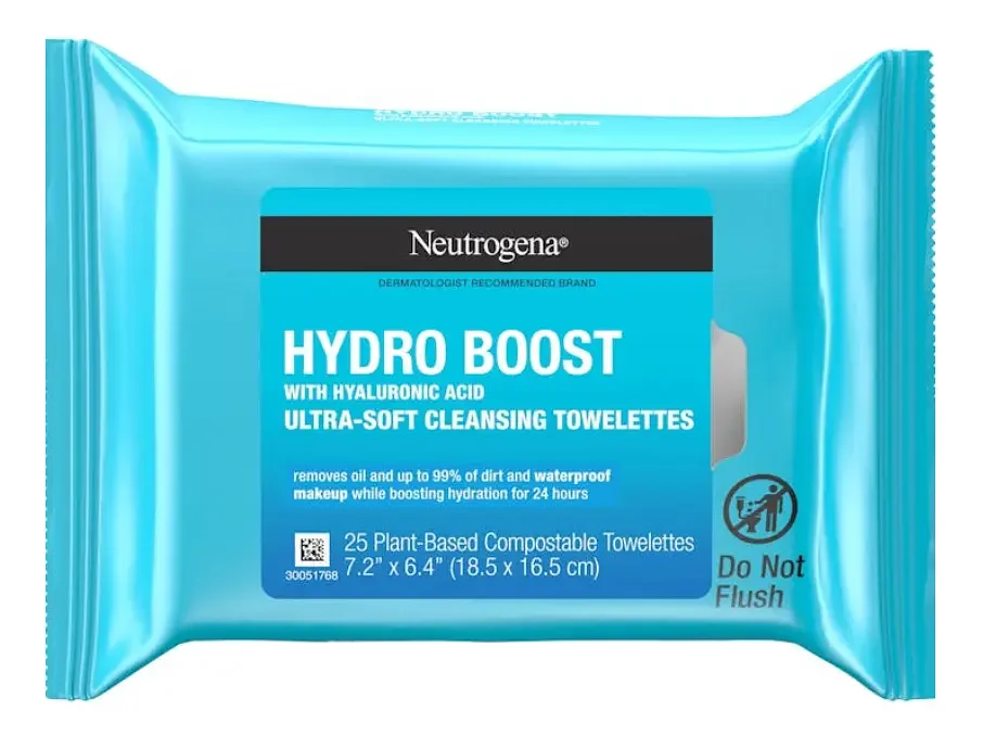 Hydro Boost Ultra-Soft Cleansing Towelettes