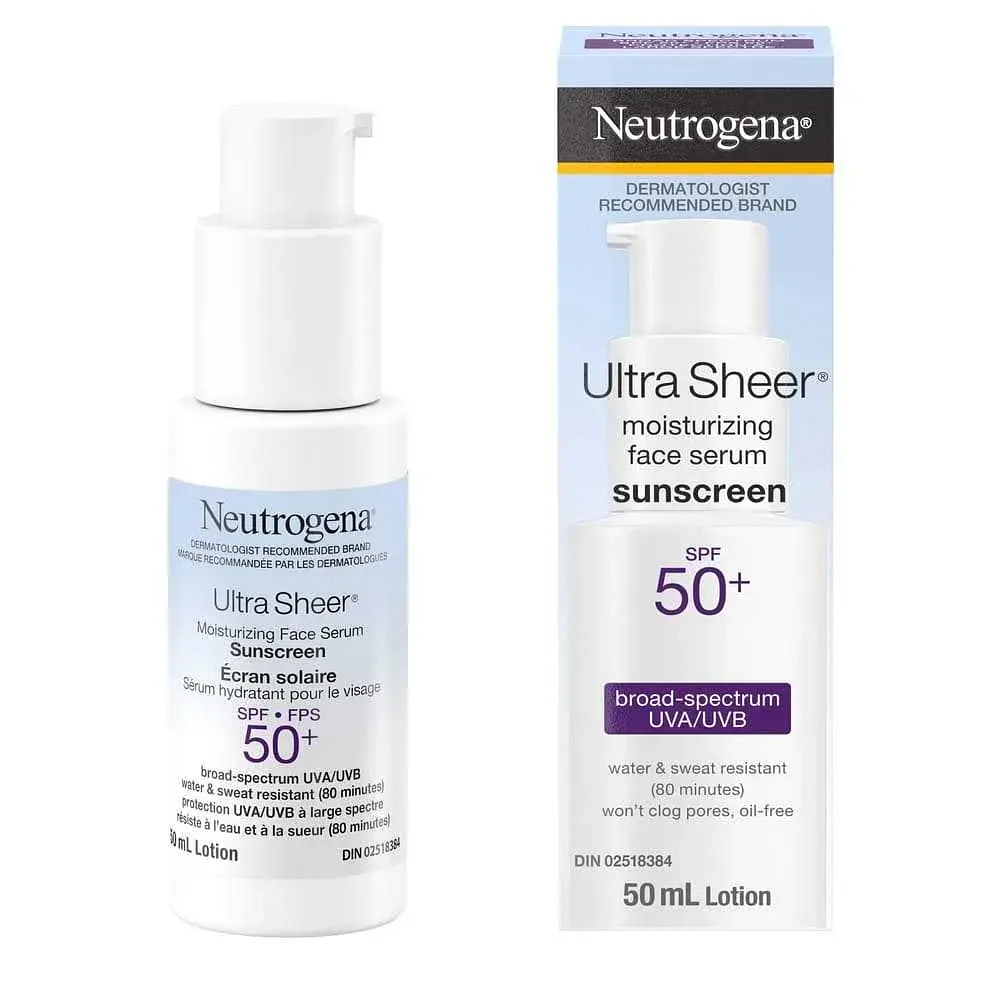 Ultra Sheer Moisturizing Face Serum Sunscreen SPF50+