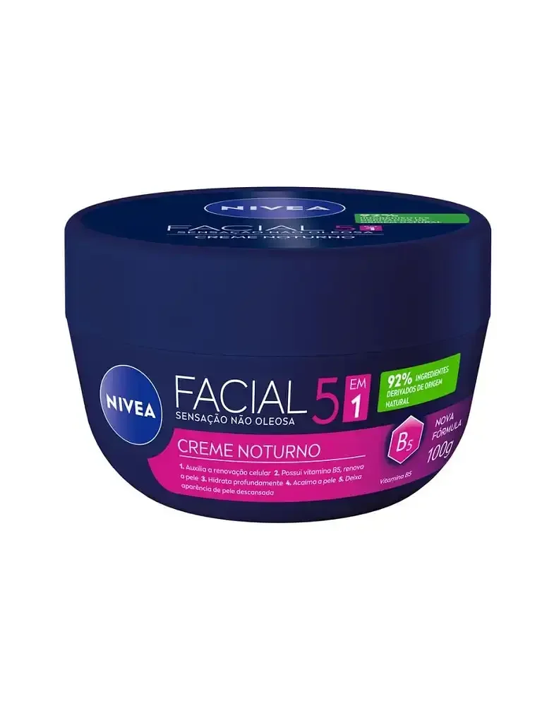 Creme Facial Noturno 5 em 1 (New Formulation)