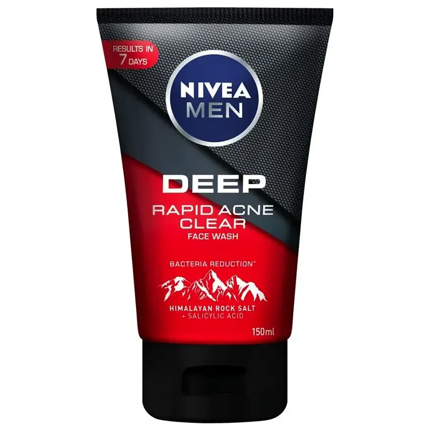 Men Deep Rapid Acne Clear Face Wash