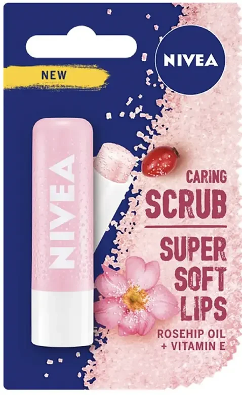 Rosehip Oil + Vitamin E Caring Lip Scrub