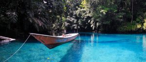 Lake Labuan Cermin, East Kalimantan, Indonesia