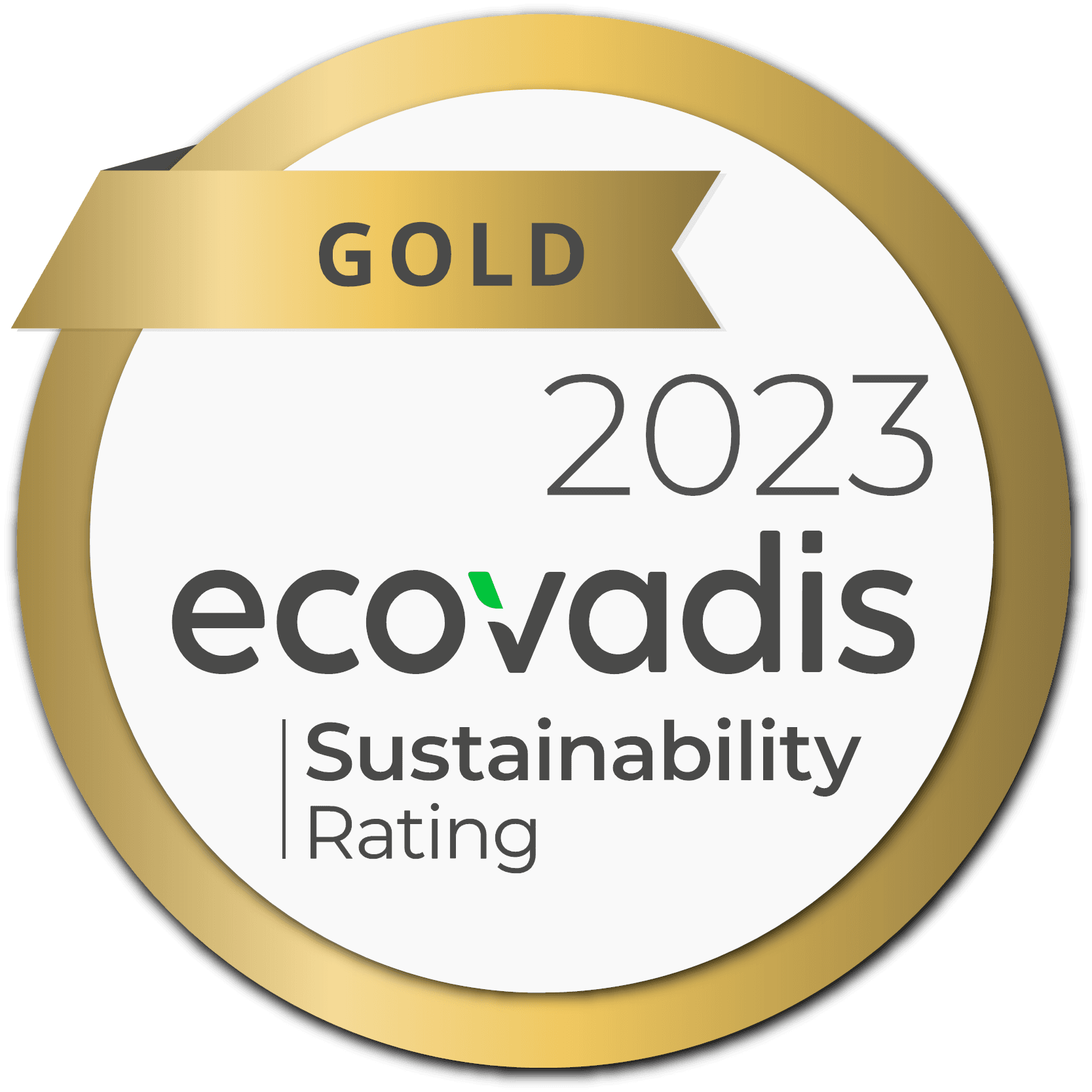 Allocab est médaillé d'or Ecovadis pour l'année 2023-2024