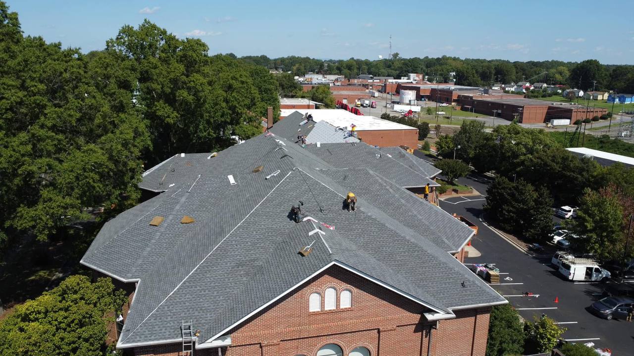 Commercial roofing project — The Vitamin Shoppe