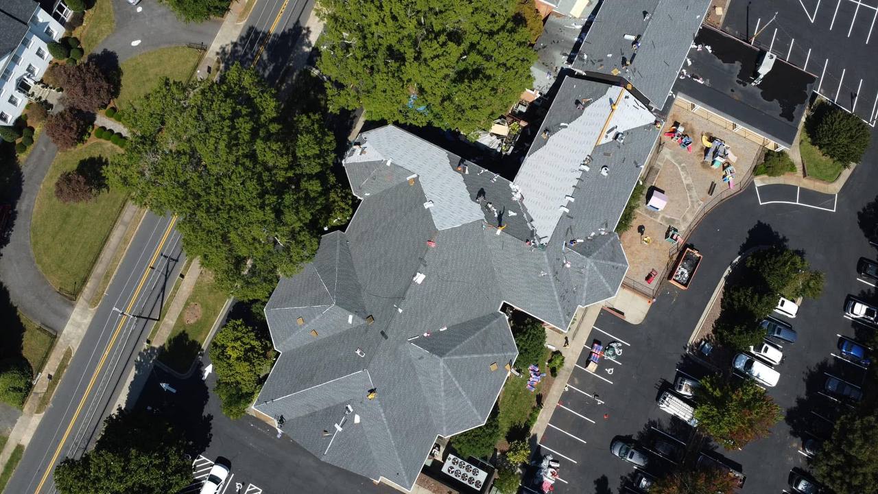 Commercial roofing project — Holy Trinity Catholic Church
