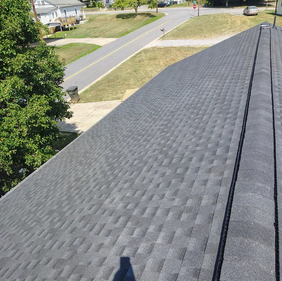 Completed roof in Hickory, NC