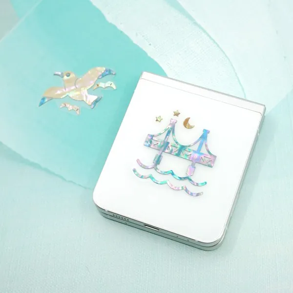 [Busan Travel] Busan Mood Natural Mother-of-Pearl Stickers 4 Types