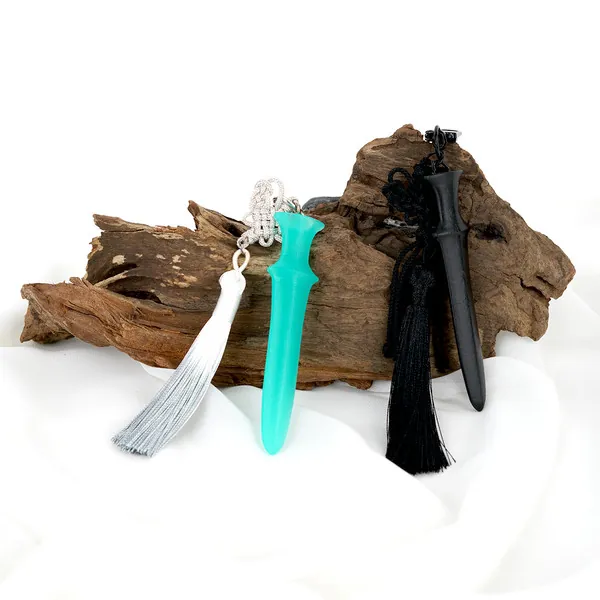 [Heirs of Dangun] Bronze Age Keyring - Polished Stone Dagger