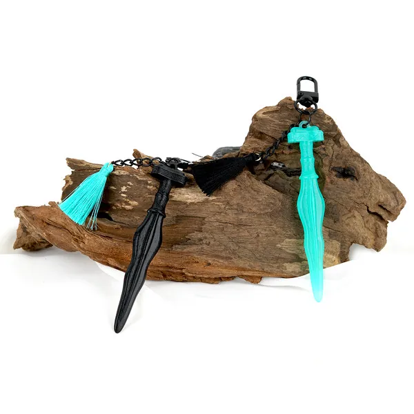 [Heirs of Dangun] Bronze Age Keyring - Lute-shaped Bronze Dagger