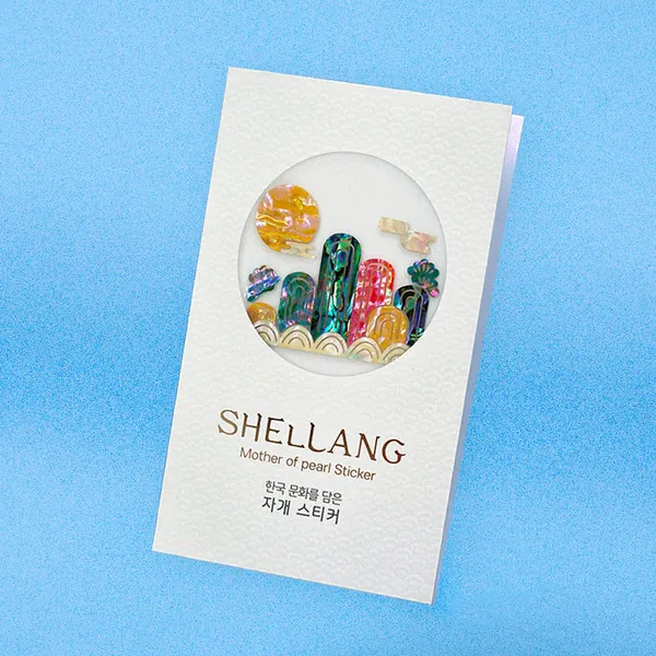 [Painting of the King] A Piece of Wish - Ilworobongdo Natural Mother-of-Pearl Sticker