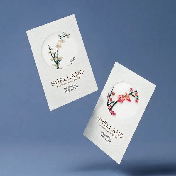 [Spring in Korea] Plum Blossom Natural Mother-of-Pearl Sticker