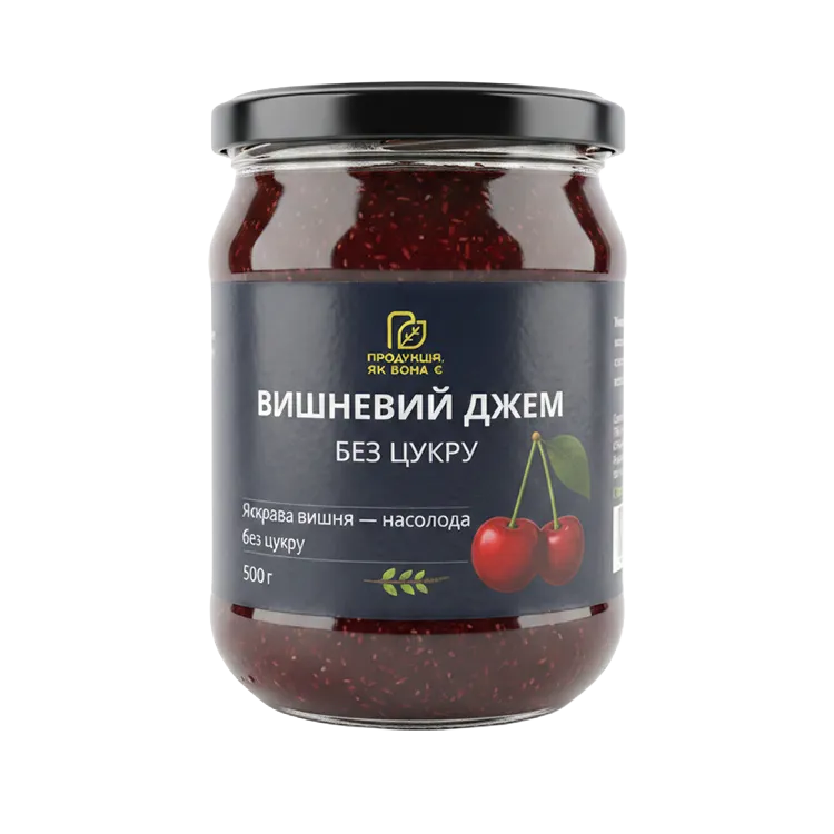 Джем Вишневий  без цукру