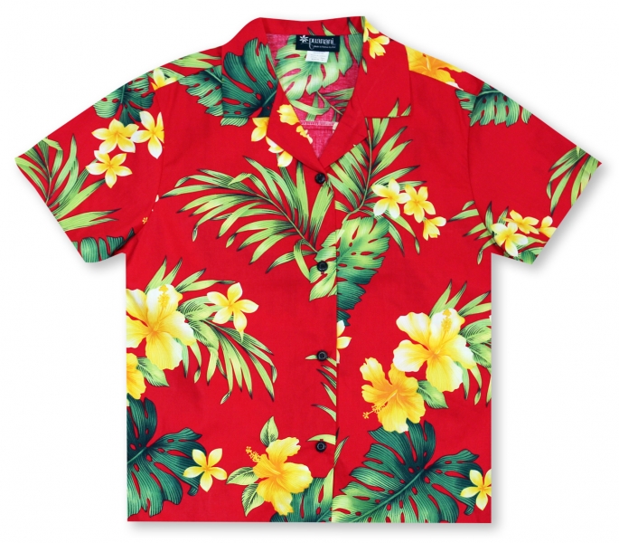 Hawaiian Shirts From Aloha Shirt Shop | RJC Ladies Hibiscus Passion ...