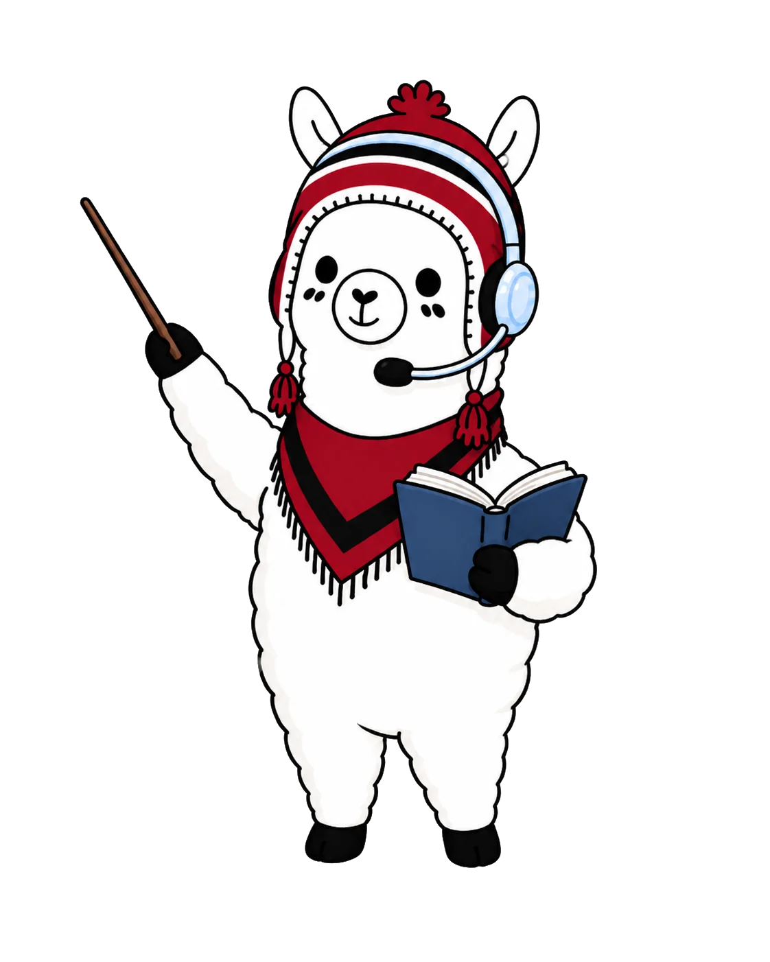 Friendly AlpacaLingua mascot