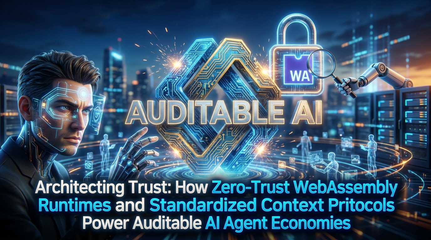 Architecting Trust: How Zero-Trust WebAssembly Runtimes and Standardized Context Protocols Power Auditable AI Agent Economies