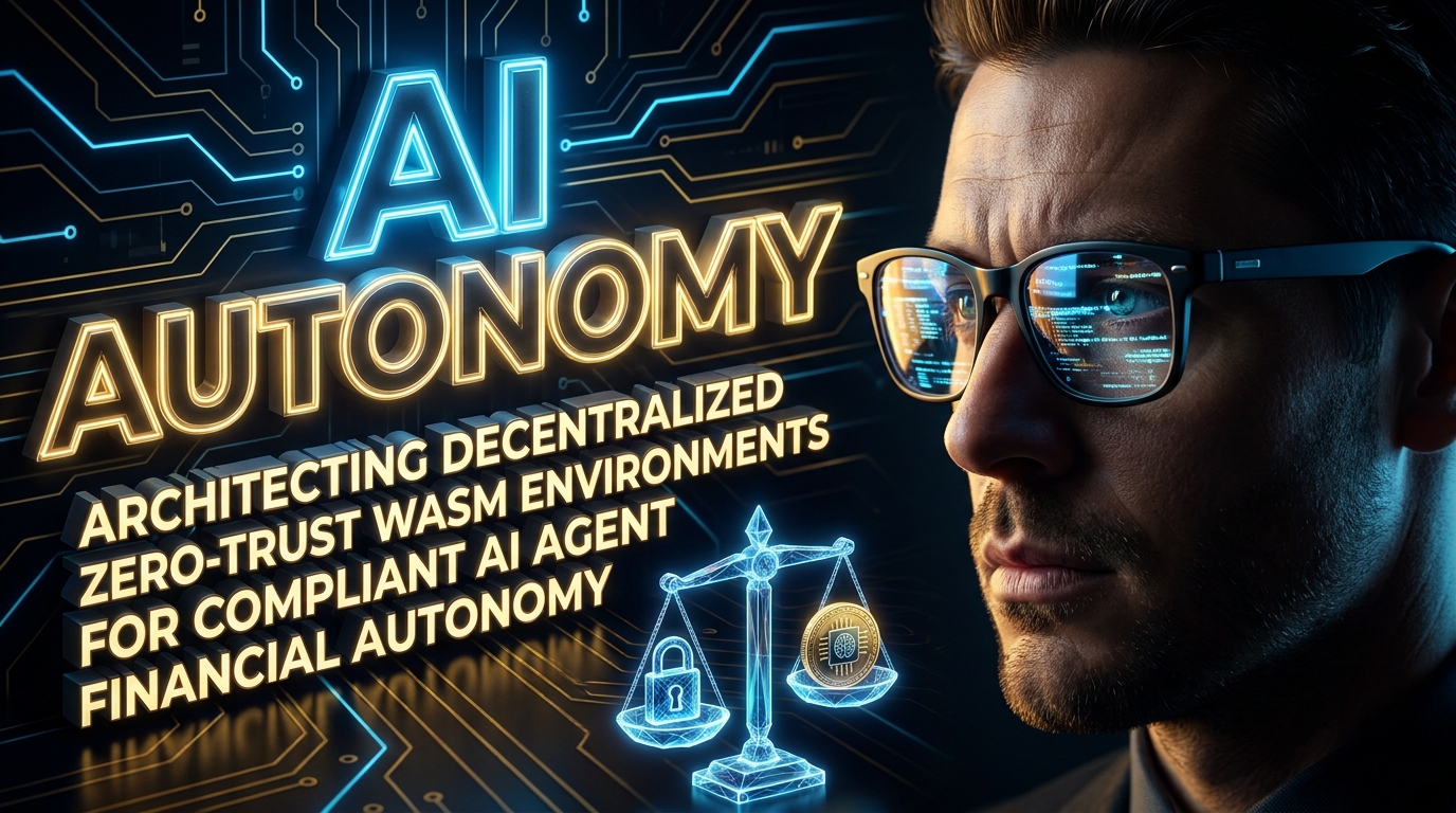Architecting Decentralized Zero-Trust Wasm Environments for Compliant AI Agent Financial Autonomy