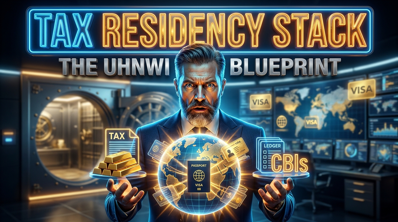 Optimizing Tax Residency Stacks: Advanced Strategies for UHNWIs with Multi-Jurisdictional Golden Visas and CBIs