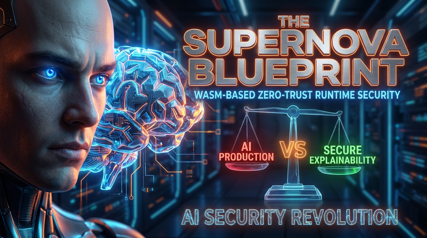 The Supernova Blueprint: Wasm-Based Zero-Trust Runtime Security for Explainable AI in Autonomous Agent Production