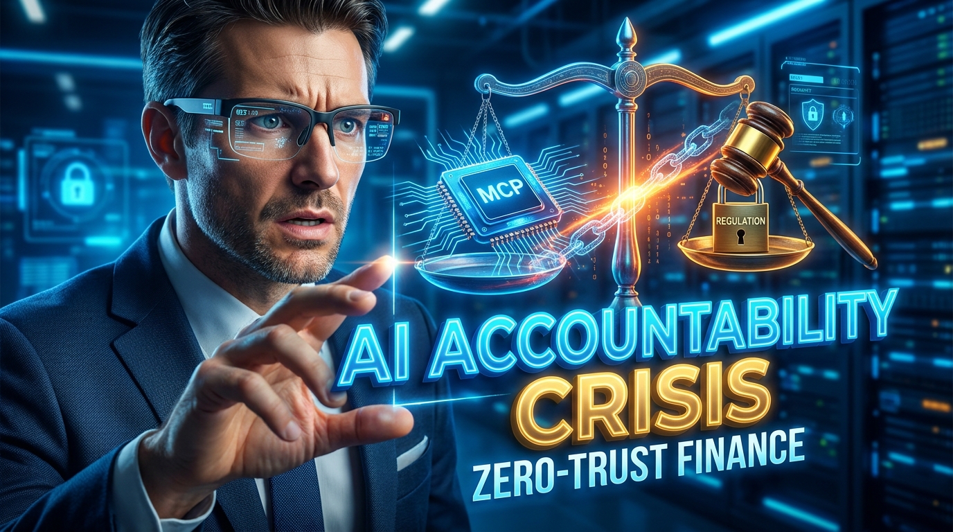 Mastering Attributable Accountability: Zero-Trust and MCP for Autonomous AI in Regulated Finance