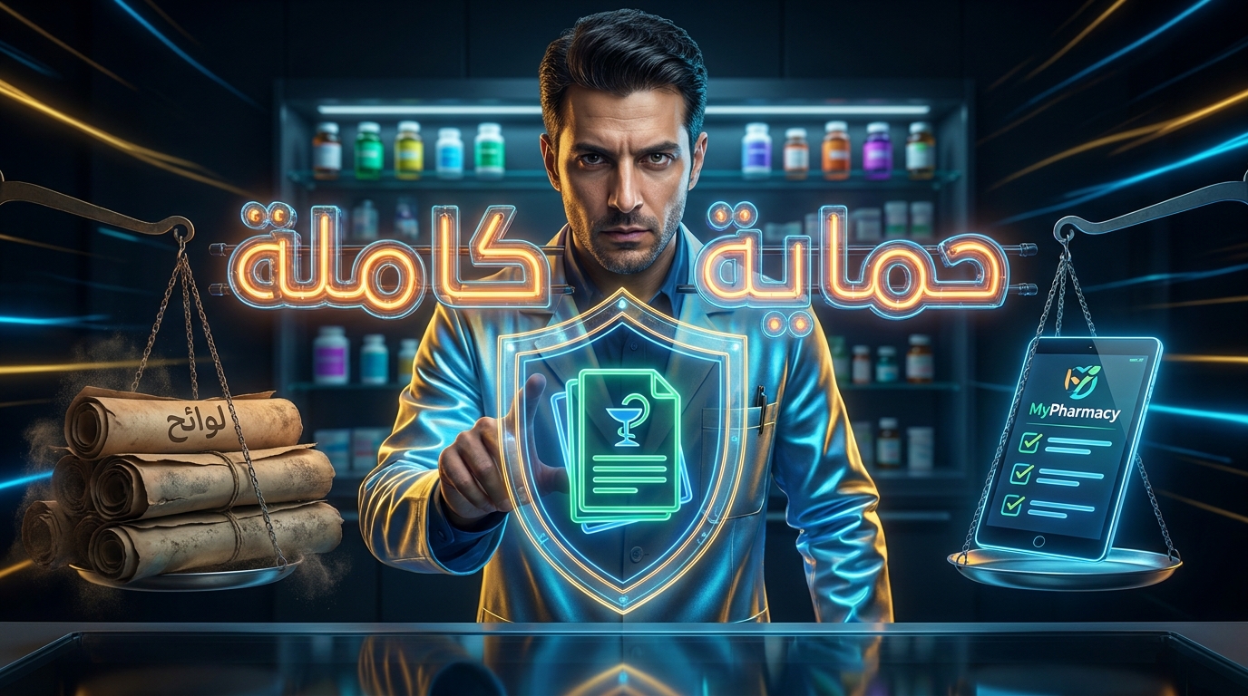 حماية صيدليتك: كيف يُسهّل MyPharmacy الامتثال للتنظيمات والتراخيص الصيدلانية؟
