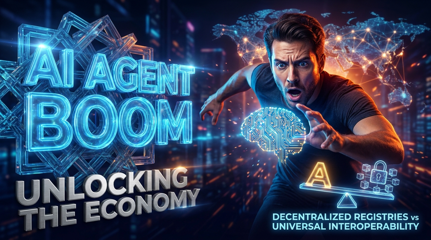 Unlocking the AI Agent Economy: Decentralized Registries and Universal Interoperability Protocols