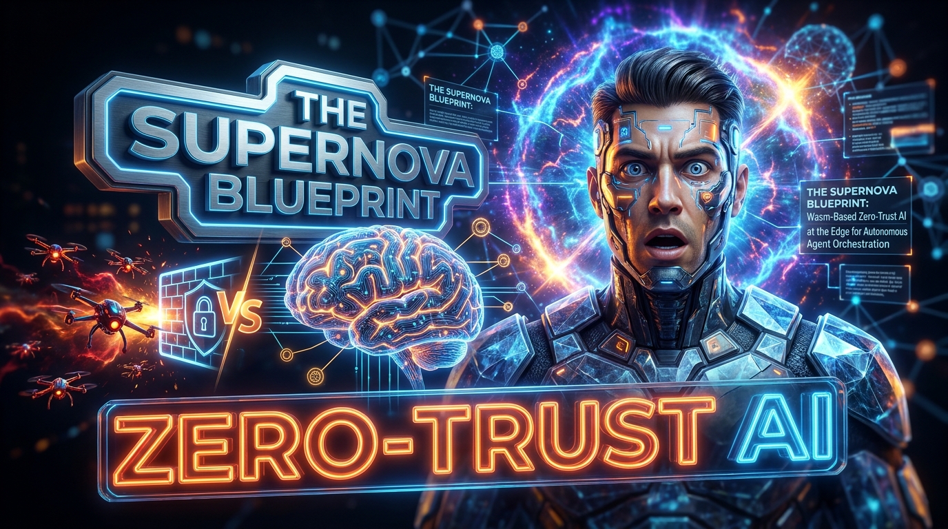 The Supernova Blueprint: Wasm-Based Zero-Trust AI at the Edge for Autonomous Agent Orchestration