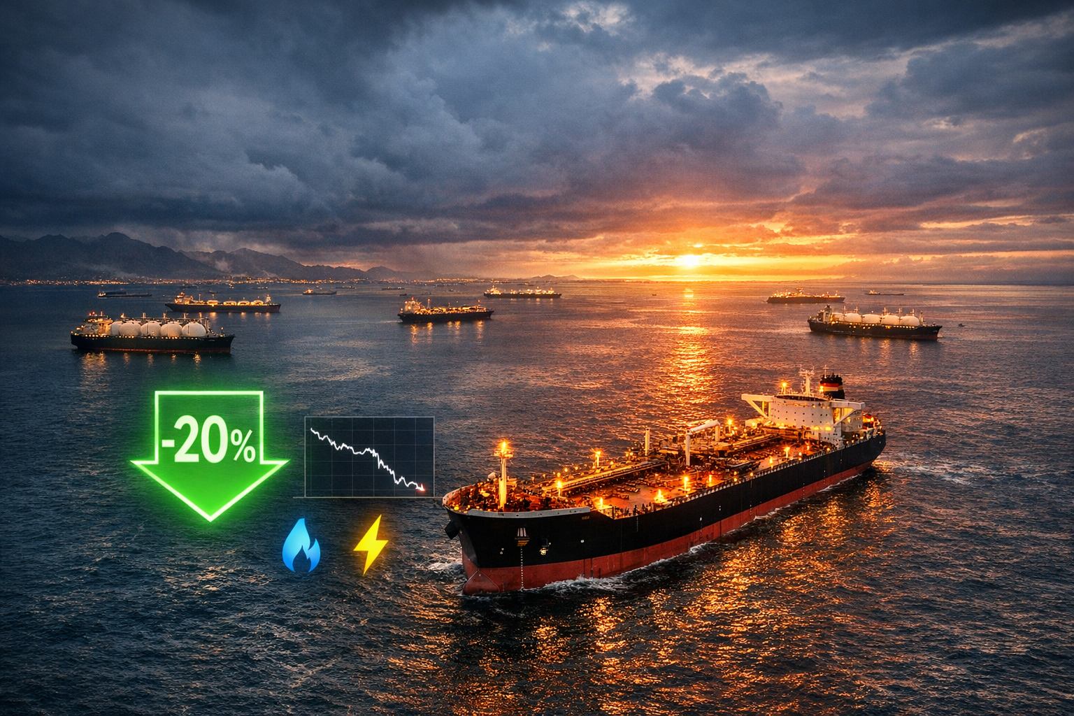 Gazele naturale se ieftinesc puternic în Europa după armistițiul SUA-Iran. Ce înseamnă asta pentru facturile românilor și prețul energiei electrice? — NRG-IA
