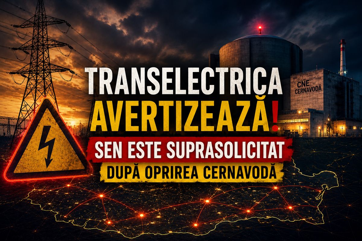 Transelectrica: SEN este solicitat după oprirea temporară a ambelor unități Cernavodă, dar funcționează în siguranțăTranselectrica: SEN este solicitat după oprirea temporară a ambelor unități Cernavodă, dar funcționează în siguranță — NRG-IA