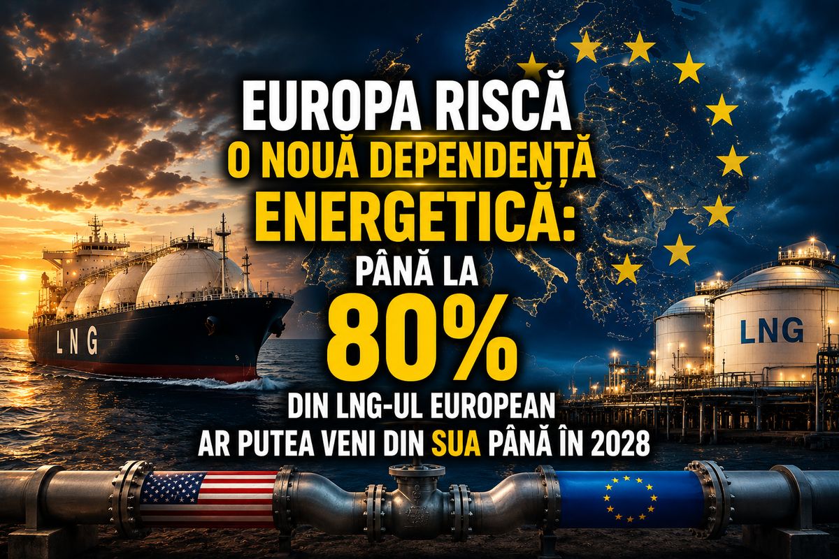 Europa riscă o nouă dependență energetică: LNG-ul american poate ajunge la 80% din importurile UE până în 2028 — NRG-IA