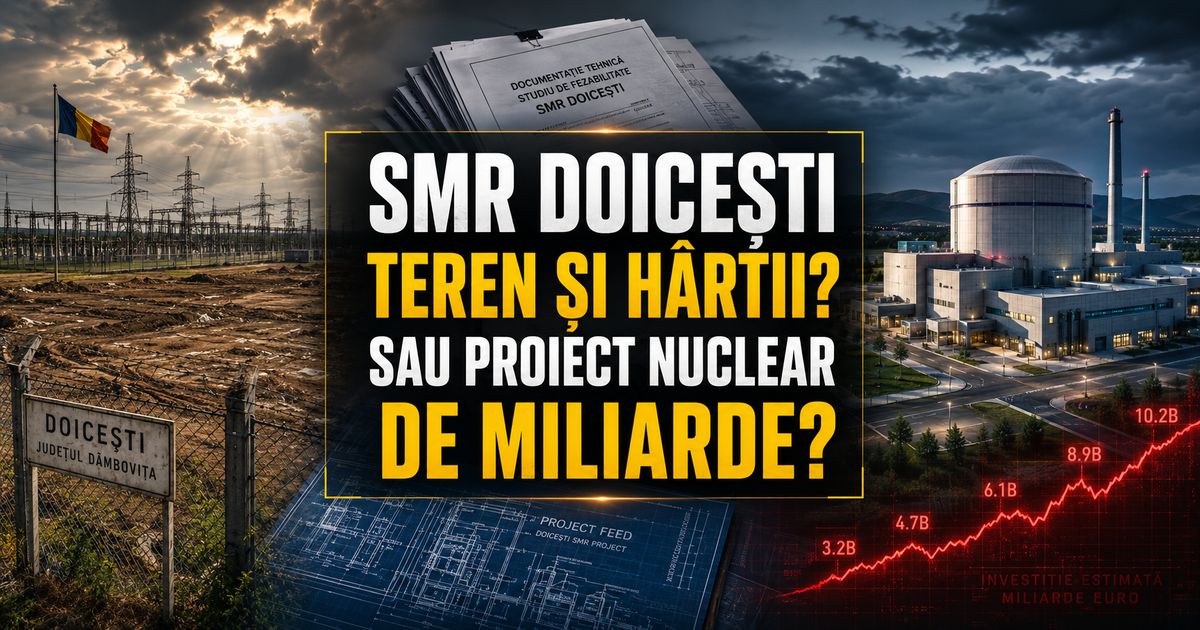 SMR Doicești, între teren și hârtii: disputa care lovește credibilitatea proiectului nuclear românesc — NRG-IA