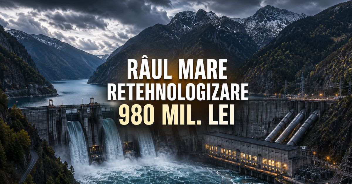 Hidroelectrica atribuie contractul de retehnologizare Râul Mare–Retezat, investiție de aproape 980 milioane lei — NRG-IA