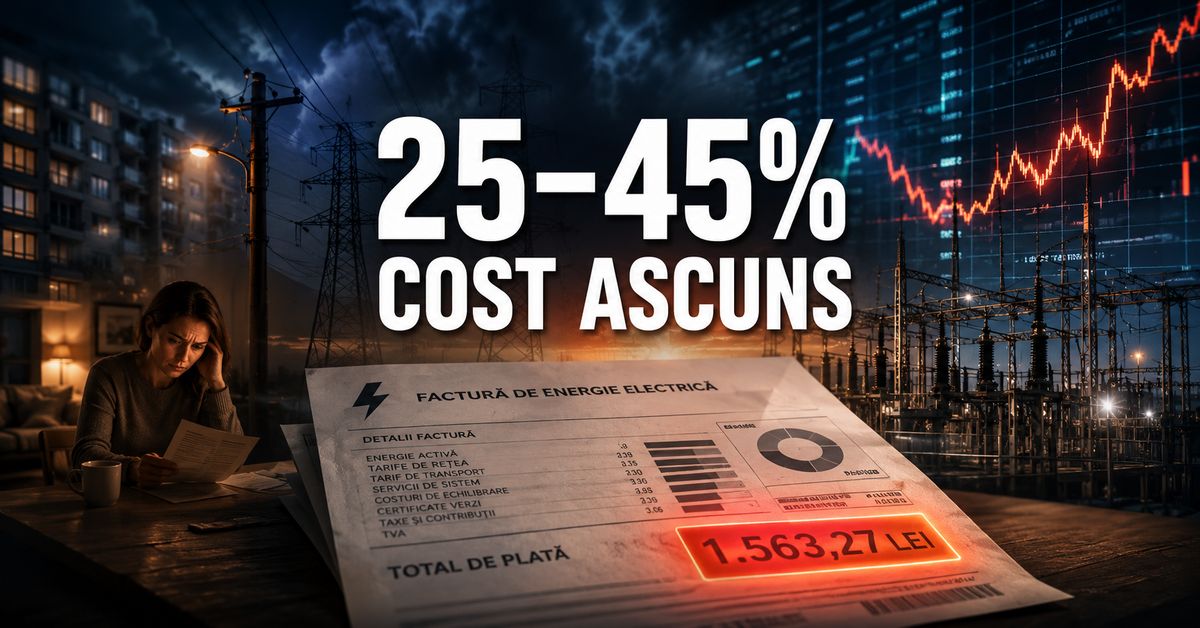 AEI estimează că factura la energie ar putea fi cu 25–45% mai mică într-o piață energetică funcțională — NRG-IA