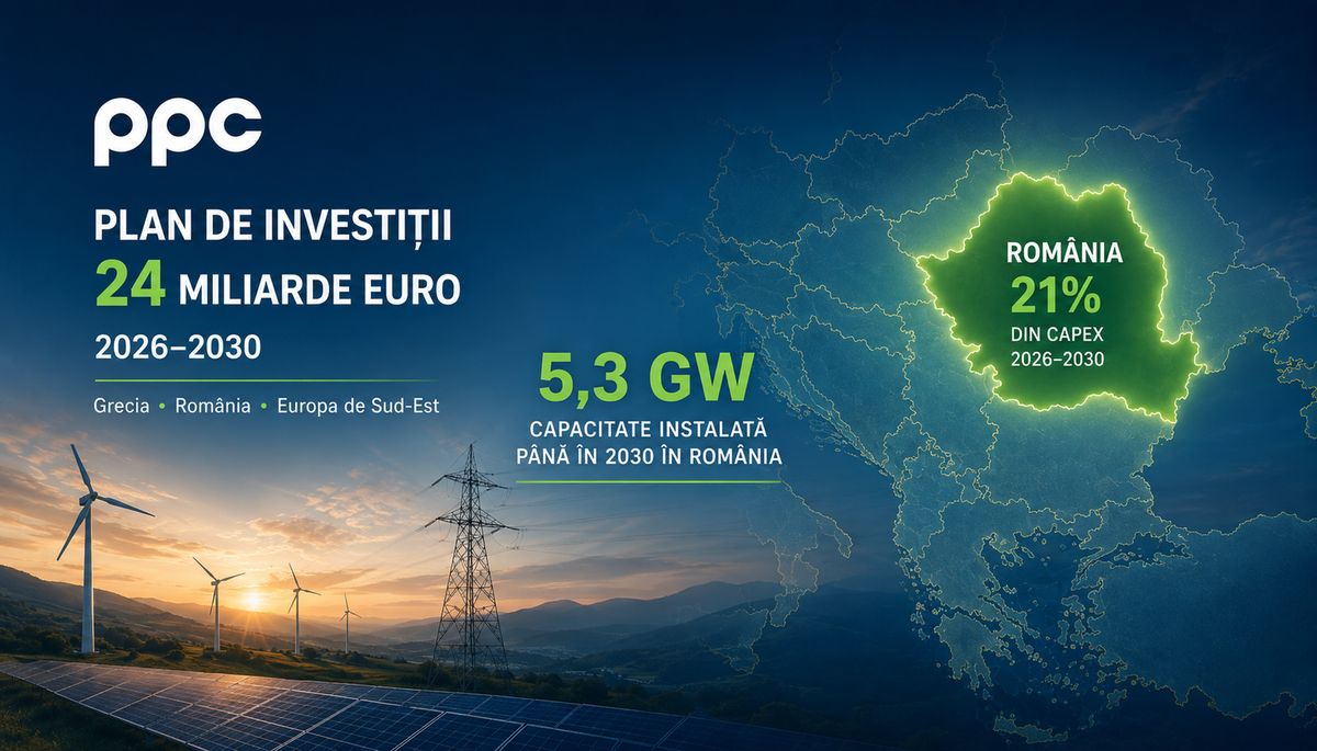 PPC include România în planul regional de investiții de 24,2 miliarde euro și vizează 5,3 GW până în 2030 — NRG-IA
