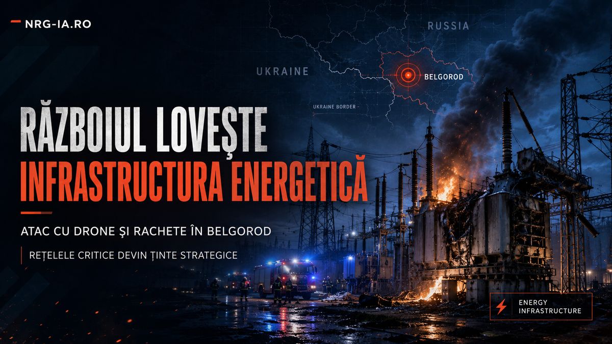Infrastructură energetică avariată în Belgorod după atacuri cu drone și rachete — NRG-IA