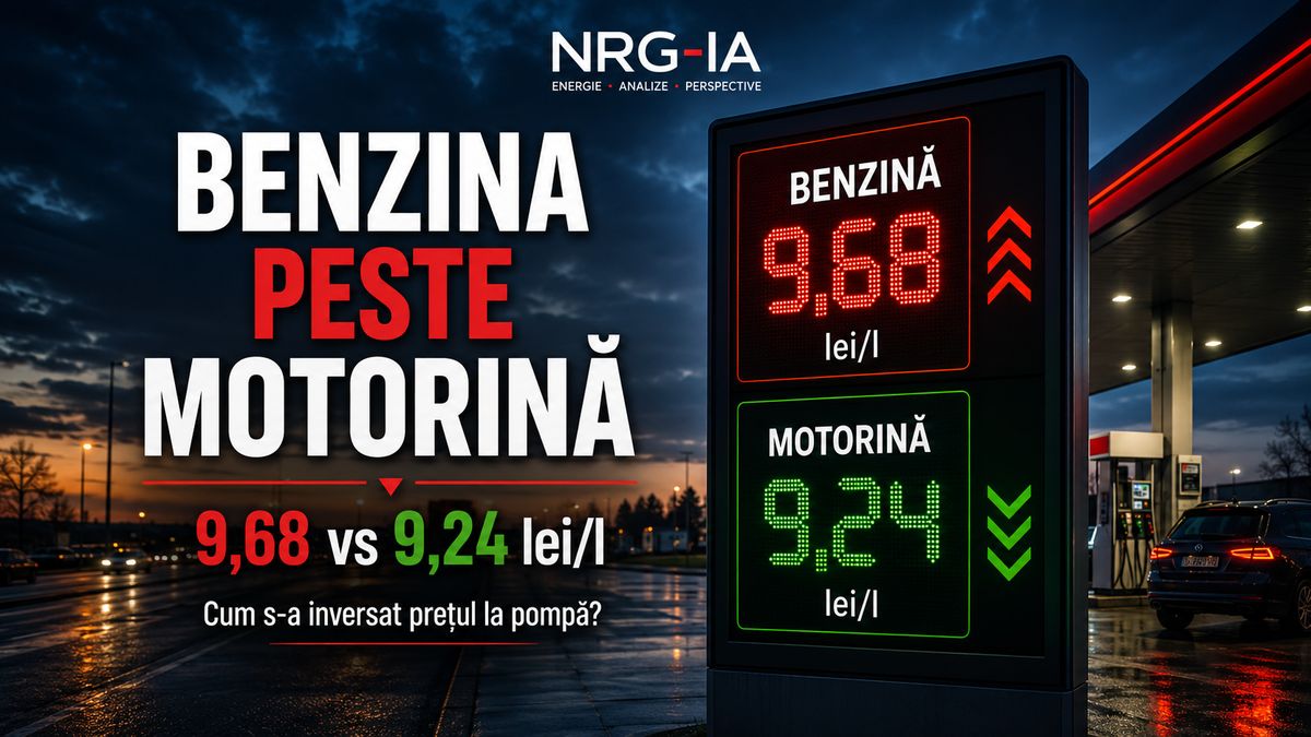 Prețuri carburanți mai 2026: benzina depășește motorina — NRG-IA