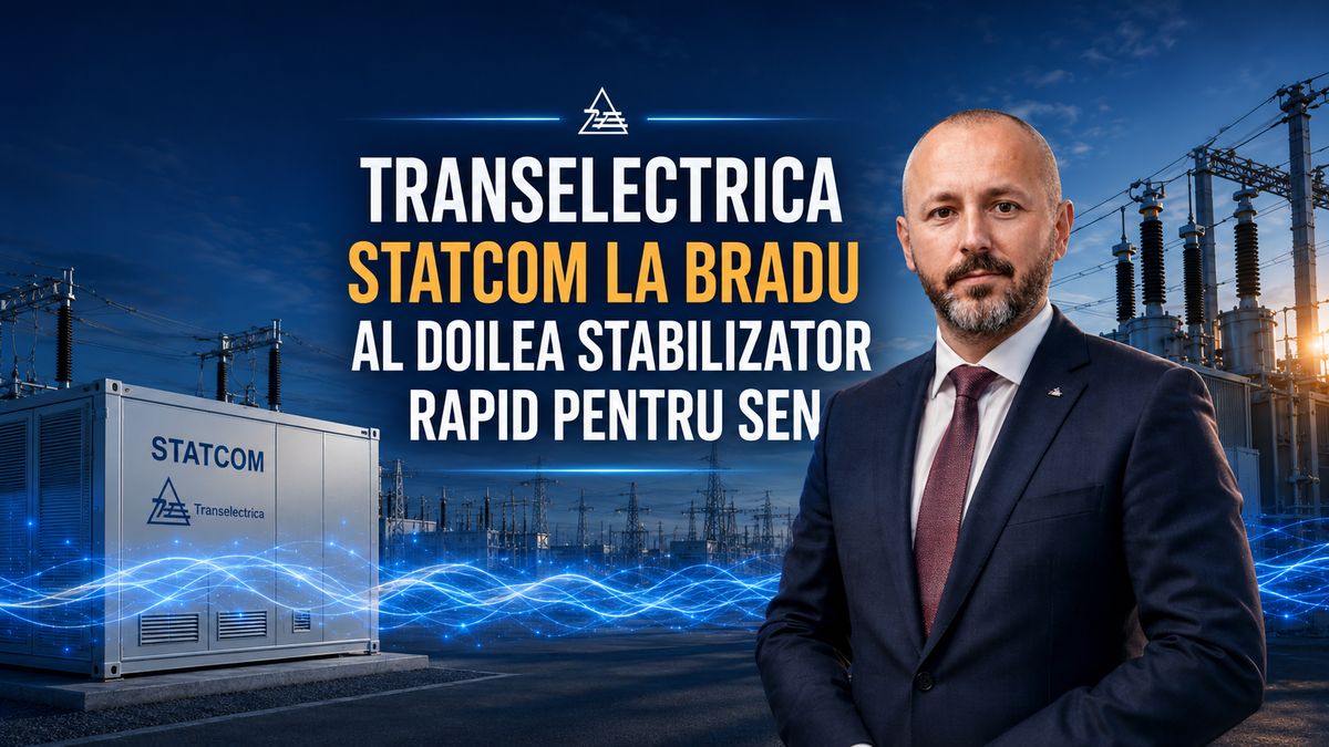 Transelectrica energizează STATCOM Bradu: al doilea stabilizator rapid de tensiune pentru SEN — NRG-IA