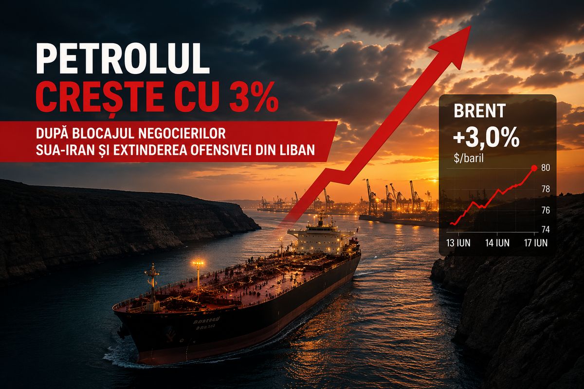 Prețul petrolului crește cu 3% pe fondul tensiunilor din Iran — NRG-IA