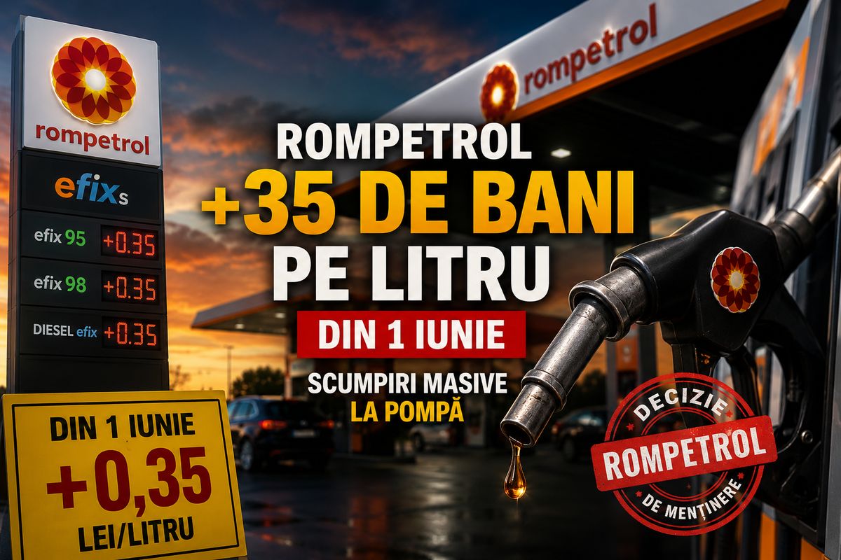 Rompetrol scumpeste motorina cu 35 de bani la 1 iunie — NRG-IA