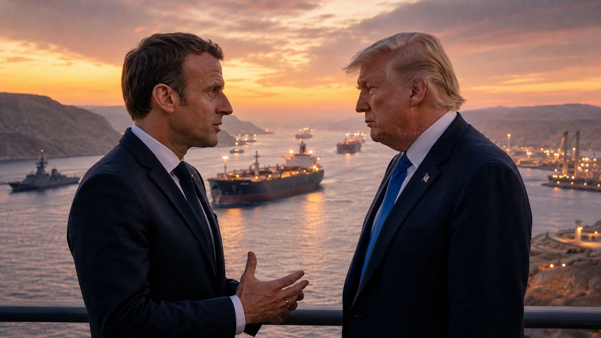 Securizarea Strâmtorii Ormuz: Macron și Trump propun acord — NRG-IA