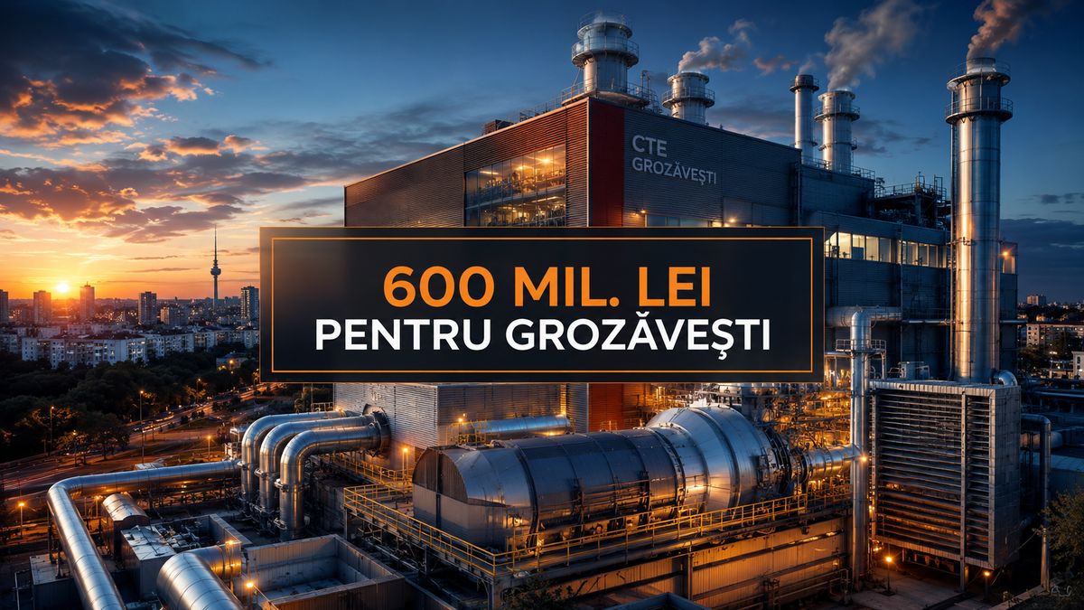 ELCEN investește 600 milioane lei la CTE Grozăvești — NRG-IA