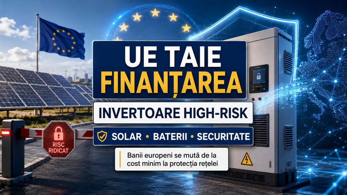 UE restricționează finanțarea proiectelor energetice cu invertoare chinezești și furnizori high-risk — NRG-IA