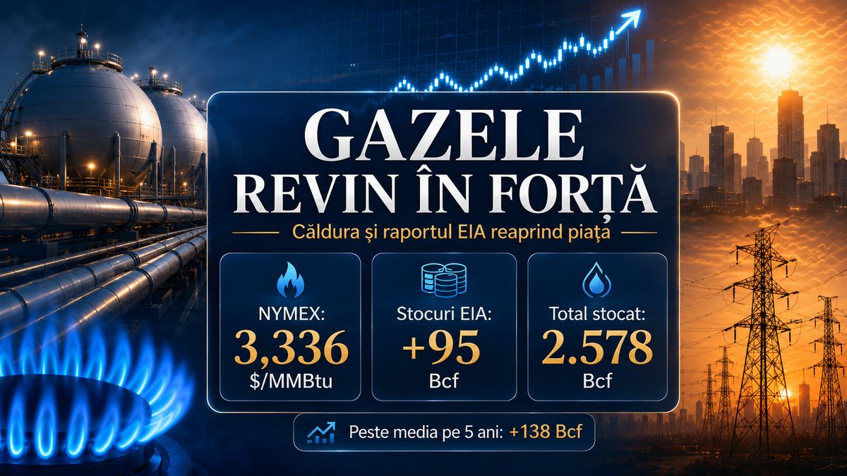 Gazele naturale pe NYMEX trec de 3,30 $ după raportul EIA și prognozele de căldură din SUA — NRG-IA