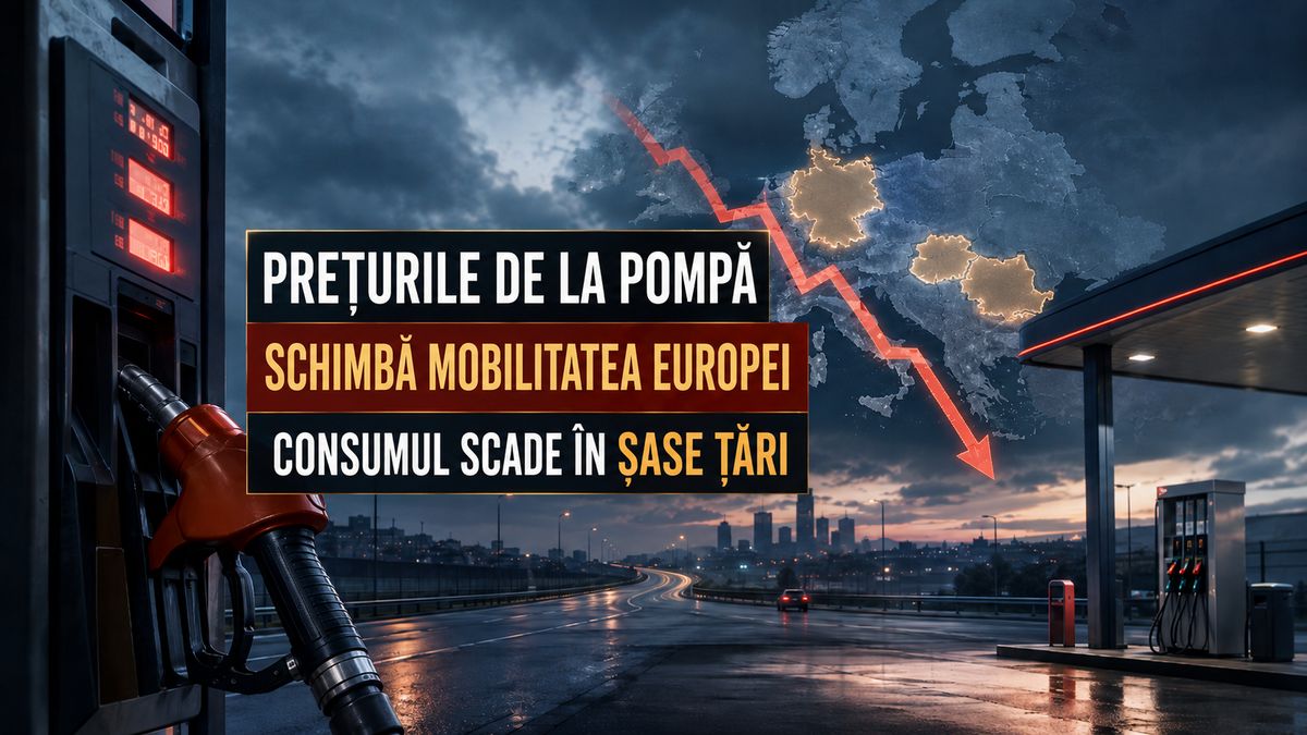 Scădere consum carburant UE: vânzările scad cu 10% în 6 țări — NRG-IA